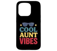 Retro Cool Aunt Vibes Style for Fun Aunts Carcasa para iPhone 15 Pro