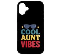 Retro Cool Aunt Vibes Style for Fun Aunts Carcasa para iPhone 16 Plus