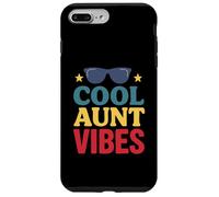 Retro Cool Aunt Vibes Style for Fun Aunts Carcasa para iPhone 7 Plus/8 Plus