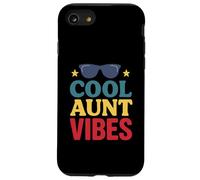 Retro Cool Aunt Vibes Style for Fun Aunts Carcasa para iPhone SE (2020) / 7/8