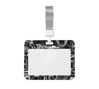 Retro Cool Camera Collection - Portatarjetas con impresión para todos los días, ligero, impermeable, transparente, oficina, conferencias