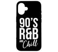 Retro Cool I Love 90's R&B & Chill R&B Music Lovers Carcasa para iPhone 16