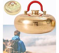 Retro Copper Hot Water Bottle With Cover, Leak-Proof Hot Water Bottles 3L 2L 1.5L 1L 0.6L Large Capacity Hot Water Bag Stays Warm For Hours (Size : XL)