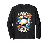 Retro Cosmic Space Planets Galaxy Sci Fi Art Manga Larga
