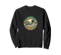 Retro Cottage Loon, estúpido pájaro Lobo Canadiense Sudadera