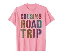 Retro Cousins Road Trip Familia Surf Vacaciones Viajes Camiseta