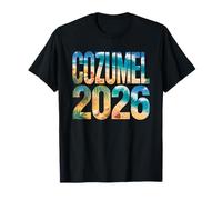 Retro Cozumel 2026 Vacaciones City Trip Familia Niñas Tripulación Camiseta