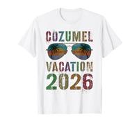 Retro Cozumel Vacation 2026 Viaje Vacaciones de Primavera Coincidencia Camiseta
