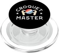 Retro Croquet Master Gift Croquet Shirts Wicket Club Coach PopSockets PopGrip para MagSafe