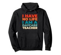 Retro Cuidadora - Vintage Guarría Profesora De Guardería Sudadera con Capucha