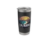 Retro Da Nang Paisaje Vintage Souvenir Vaso térmico de acero inoxidable de doble pared