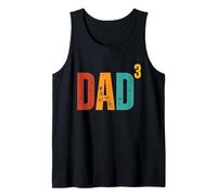 Retro Dad 3 Third Time Dad Vintage Style Camiseta sin Mangas