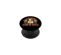 Retro Dad A Base Funny Jokes Ordenador Juego de Palabras PopSockets PopGrip Adhesivo