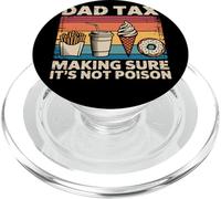 Retro Dad Tax Making Sure It Is Not Poison Día del Padre PopSockets PopGrip para MagSafe