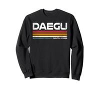Retro Daegu Corea del Sur Diseño Coreano Viaje Souvenir Sudadera