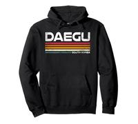 Retro Daegu Corea del Sur Diseño Coreano Viaje Souvenir Sudadera con Capucha