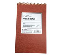 Retro de fibra de oro medio de Bloc de notas, regla, 5 x 8, marfil, 80-sheets/Pad [Juego de 3]