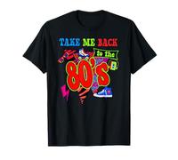 Retro de los años ochenta, patinadores de temas de la fiesta Camiseta