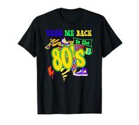 Retro de los años ochenta, patinadores de temas de la fiesta Camiseta