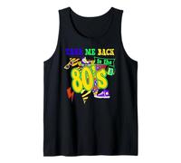 Retro de los años ochenta, patinadores de temas de la fiesta Camiseta sin Mangas