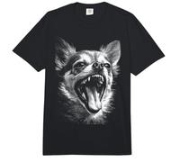 Retro De Pelo Largo Chihuahua Perro Grunge Estética Urbano Gótico Comfort Colors Adult Heavyweight T-Shirt