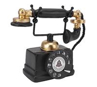 Retro Decorative Phone Model Resin Vintage Rotary Telephone Statue Decor for Cafe Bar Window Display - High-Quality Resin Telephone Decor for Home Decorateurs, Cafeterías y Bares