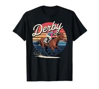 Retro Derby Horse Racing Vintage Jockey & Caballo de carreras Camiseta
