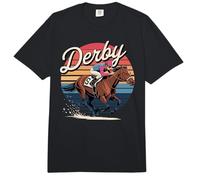 Retro Derby Horse Racing Vintage Jockey & Caballo de Carreras Comfort Colors Adult Heavyweight T-Shirt