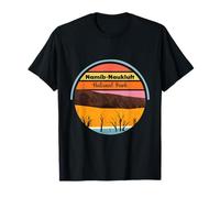 Retro Desierto África Namib Naukluft Parque Nacional Savannah Camiseta