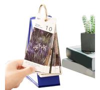 Retro Desk Calendar - 2026 Oil Painting Planner | Paper Material with Stand Up Design, Family School Organizer, Table Schedule for Kitchen Study Room Apartment Art Studio