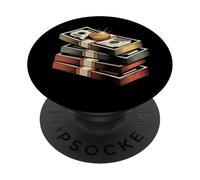 Retro Dinero Gráfico I Love Money Show Me The Money Meme PopSockets PopGrip Adhesivo