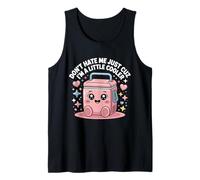 Retro Don't Hate Me Just Cuz I'm Little Cooler Funny Picnic Camiseta sin Mangas