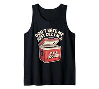 Retro Don't Hate Me Just Cuz I'm Little Cooler Funny Picnic Camiseta sin Mangas