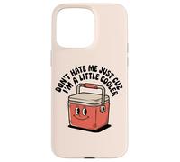 Retro Don't Hate Me Just Cuz I'm Little Cooler Funny Picnic Carcasa para iPhone 15 Pro Max