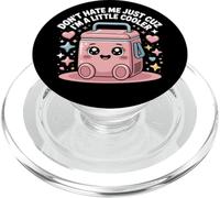 Retro Don't Hate Me Just Cuz I'm Little Cooler Funny Picnic PopSockets PopGrip para MagSafe