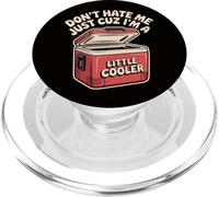 Retro Don't Hate Me Just Cuz I'm Little Cooler Funny Picnic PopSockets PopGrip para MagSafe