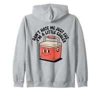 Retro Don't Hate Me Just Cuz I'm Little Cooler Funny Picnic Sudadera con Capucha
