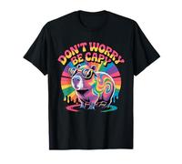 Retro Dont Worry Be Capy Funny Capybara Hombres Niños Niños Mujeres Camiseta