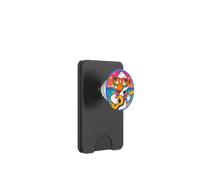 Retro Duck Hawaiian Ukulele Beach Sunset Summer PopSockets PopWallet para MagSafe