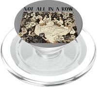 Retro Ducks Not All In A Row Juego de Palabras Vintage Folk Art Woodblock PopSockets PopGrip para MagSafe