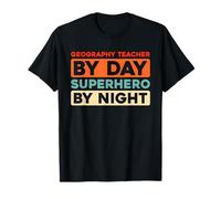 Retro Educación - Colegio Vintage Profesor De Geografía Camiseta