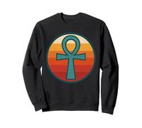 Retro Egipto Ankh Símbolo Antiguo Egipto Mitología Egipcia Sudadera