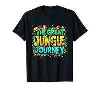 Retro El gran viaje de la selva Aventura Tema Diseño VBS Camiseta