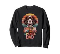 Retro English Springer Spaniel Dad Sprocker Sudadera