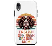 Retro English Springer Spaniel Mom Sprocker Springer Inglés Carcasa para iPhone XR