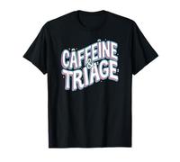 Retro ER Nurse Caffeine & Triage Medical Camiseta