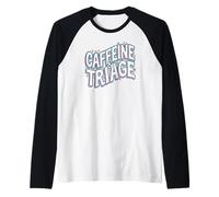 Retro ER Nurse Caffeine & Triage Medical Camiseta Manga Raglan