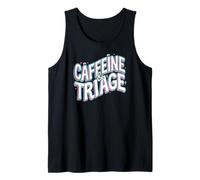 Retro ER Nurse Caffeine & Triage Medical Camiseta sin Mangas