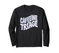 Retro ER Nurse Caffeine & Triage Medical Manga Larga