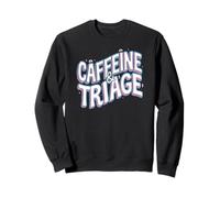 Retro ER Nurse Caffeine & Triage Medical Sudadera
